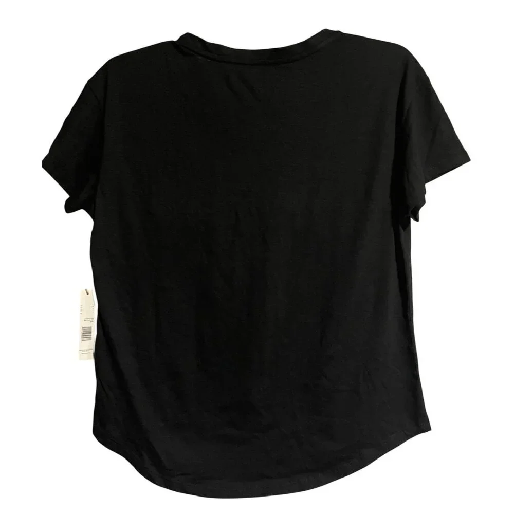 Rae Dunn Drink Up Witches T-Shirt With Ankle Socks Womens L Black & White - Picture 2 of 10